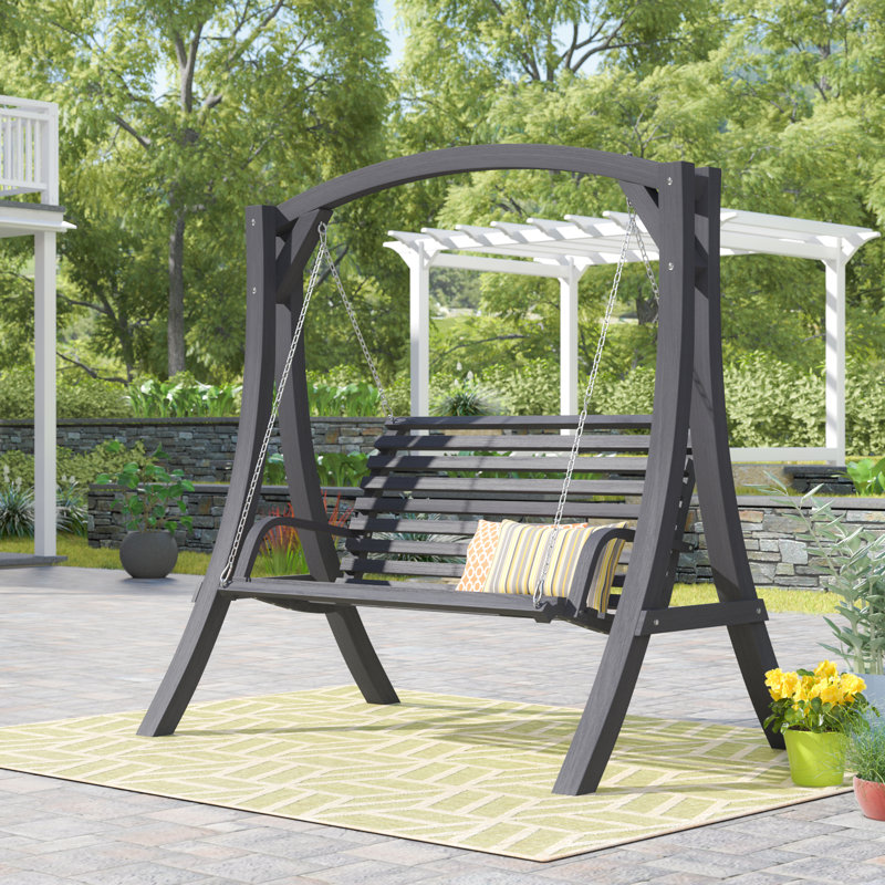 Freeport Park Brandi Porch Swing with Stand & Reviews bench Wayfair